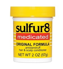 SULFUR8 Medicated Anti-Dandruff Conditioner 2oz Soothes Itchy Scalp Moisturizes