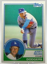 1983 Topps - Jerry Reuss #90 Los Angeles Dodgers
