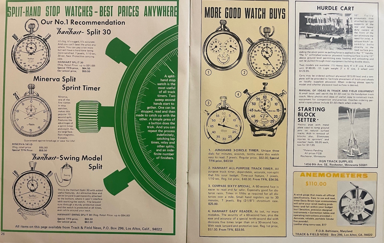 1973 Track and Field Market Place Fall                               Dave Wottle