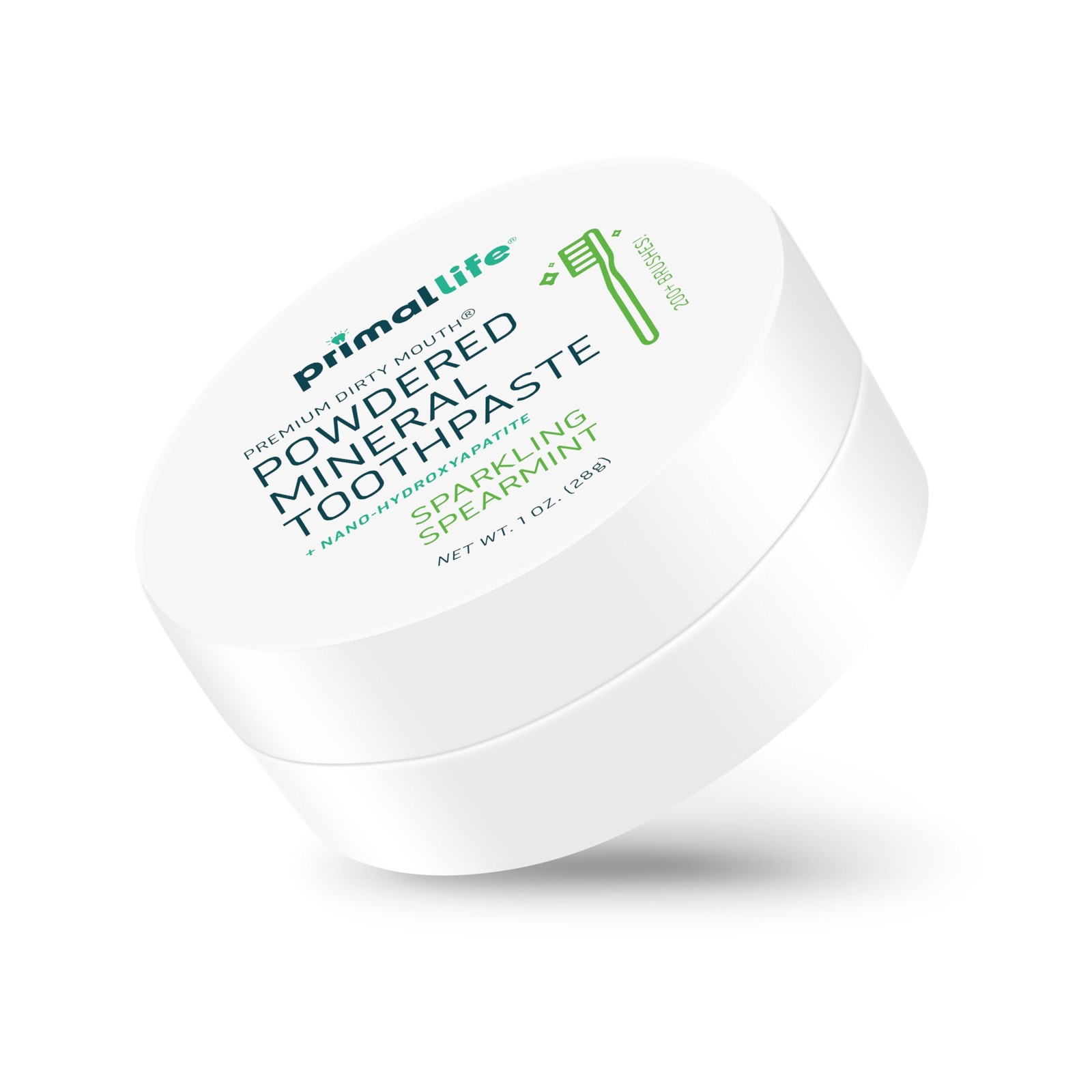 Primal Life Organics - Dirty Mouth Toothpowder, Tooth Cleaning Powder, Flavored