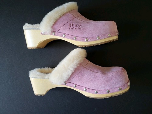 Zueco UGG AUSTRALIA KALIA lPink Suade forrado Sherpa talla 7 - Imagen 2 de 8