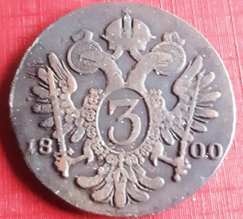 AUSTRIA : 3 KREUZER 1800 S KM 2114 NICE GRADE !