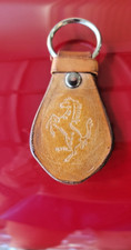 Vintage Ferrari Leather Keychain