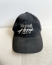 Vintage 90s Microsoft Windows Hat Microsoft Word 97 Black Snap Back