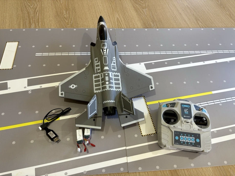 RC F35 Lightning 30mm EDF Jet 2.4G Brushless 4s Power Gyro RTF With 2 Batteries - Bild 4 von 4