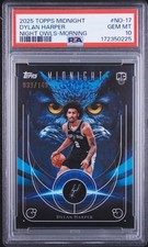2025 TOPPS MIDNIGHT NIGHT OWLS MORNING #NO-17 DYLAN HARPER ROOKIE 39/149 PSA 10