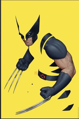 Wolverine #1 Volume 8 (2024) John Tyler Christopher Negative Space Variant.  