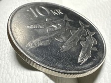 MONETA 10 KR 1996 TIU KRONUR ISLAND VINTAGE