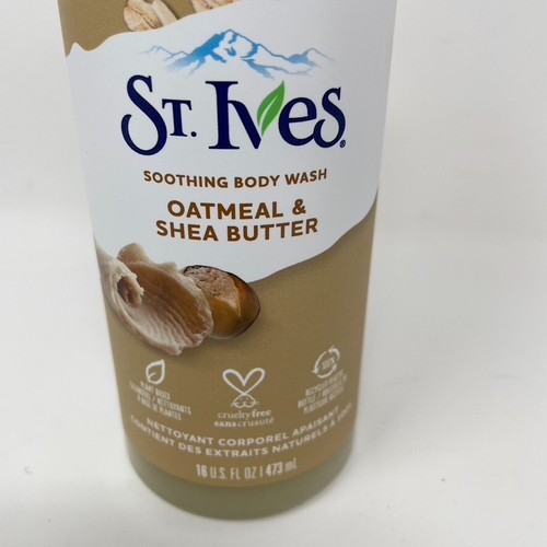 (2) Jabón corporal calmante St. Ives avena y manteca de karité extracto natural 16 oz NUEVO - Imagen 3 de 7