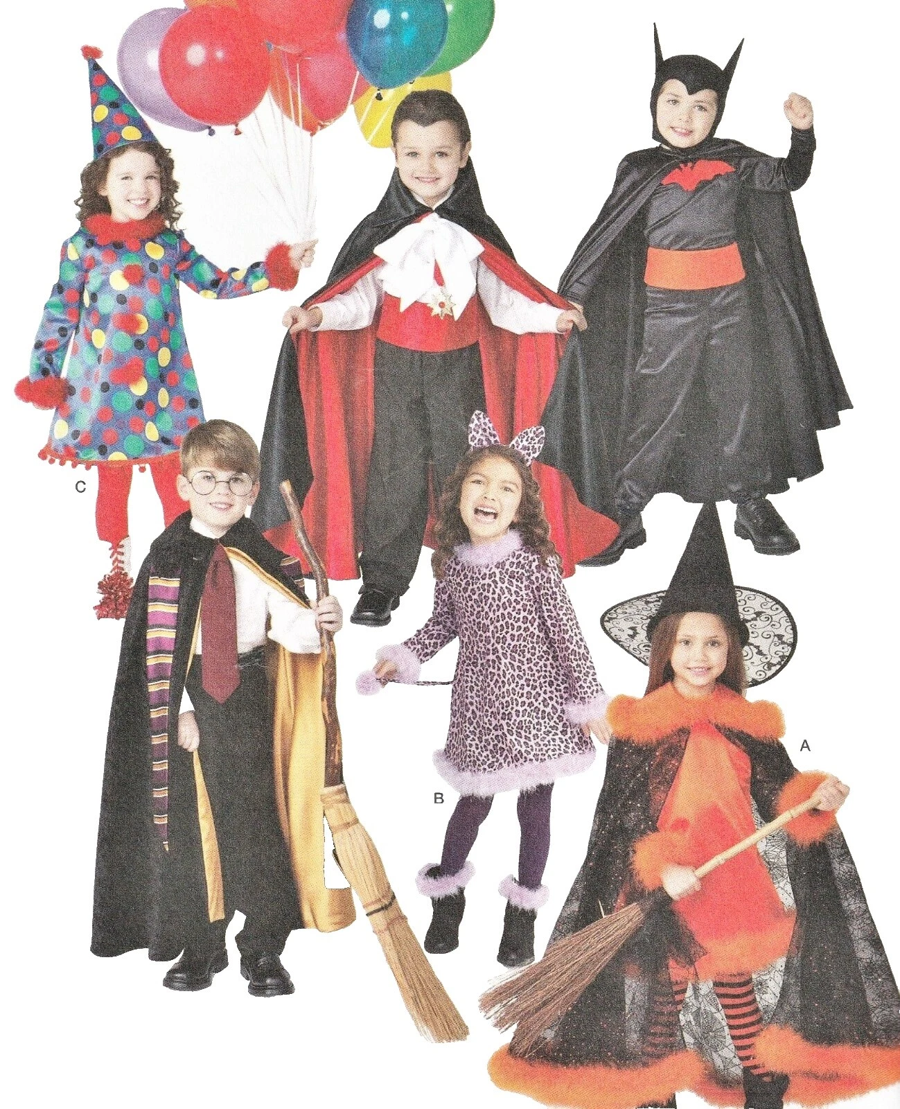 Unisex Costume Sewing Patterns