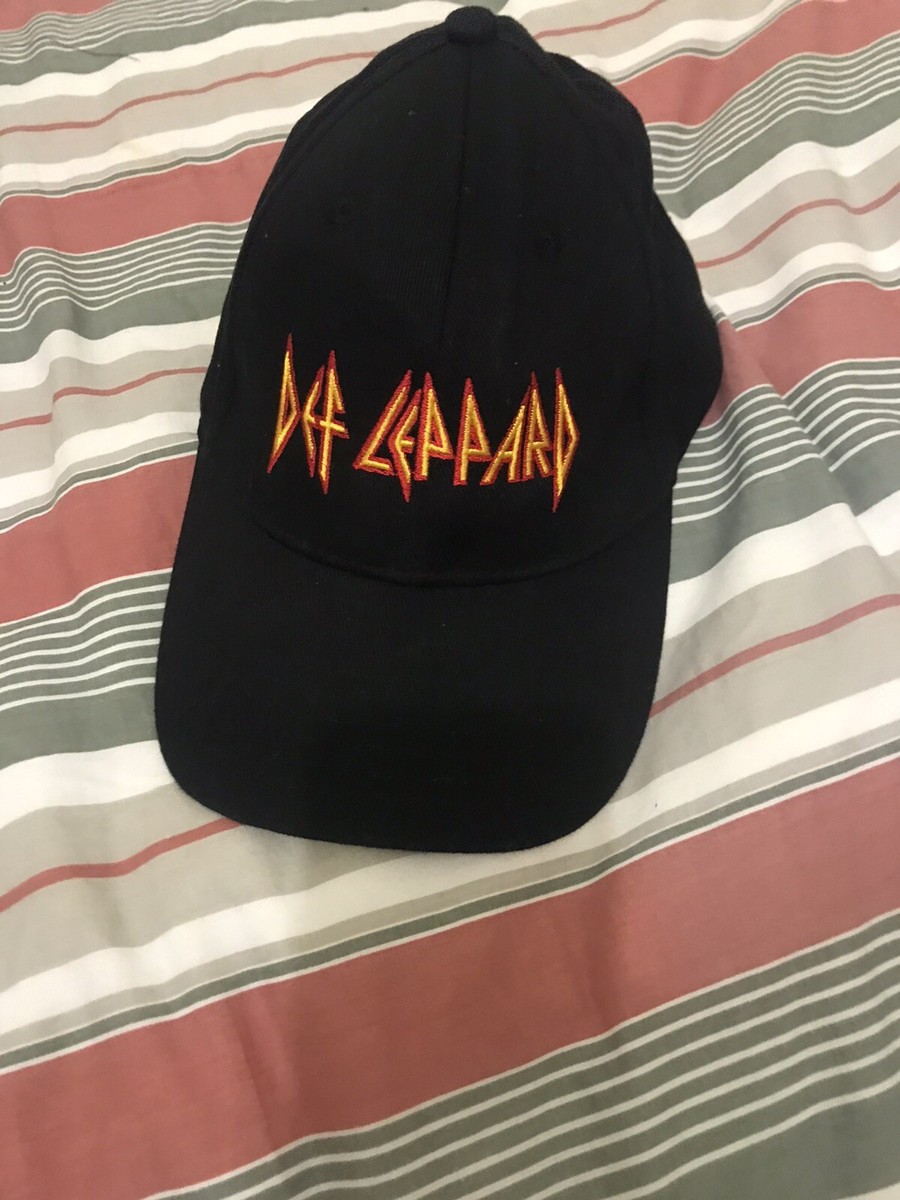 Def Leppard Hat Cap Official Black Vintage Offical Concert  display picture 1
