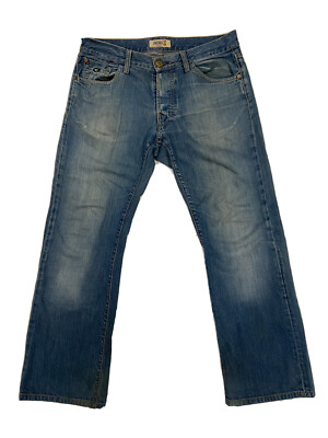 Vintage Energie Jeans Bootcut Made In Italy Mens SZ 32x28 Blue GUC