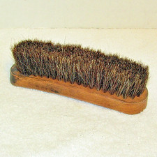 Vintage Kiwi Shoe Shine Polish Brush 100 Horse Hair Wood Handle