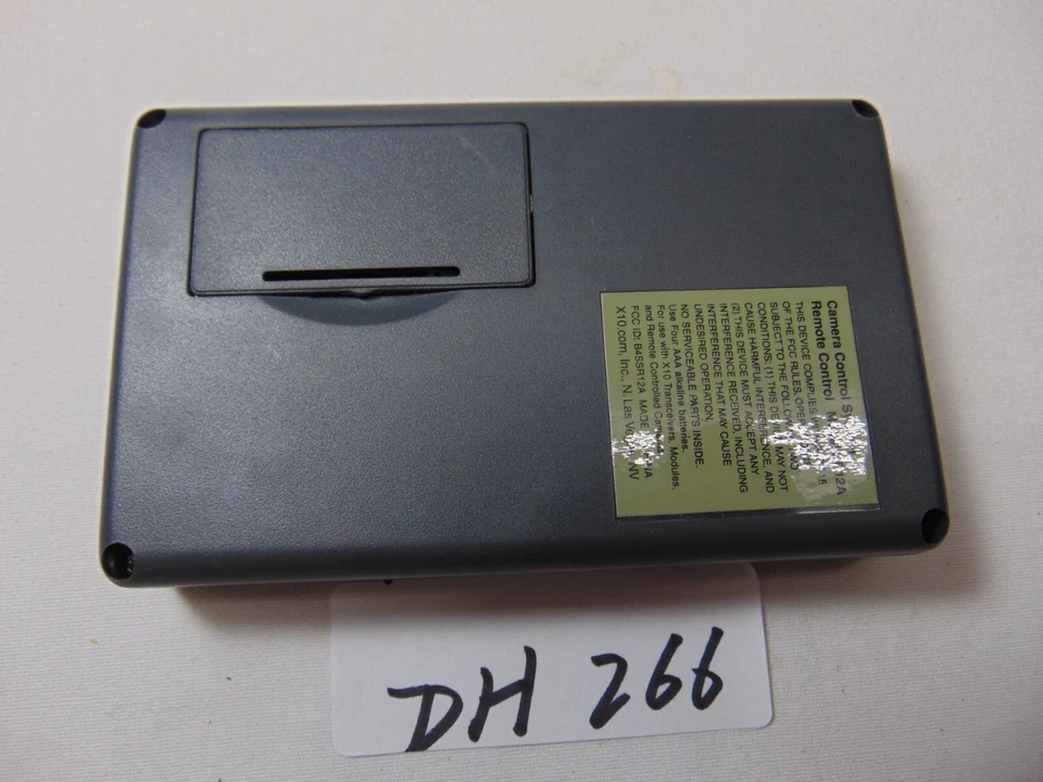 Controle remoto de digitalização de câmera X10 preto CR12A -C segurança doméstica - Imagem 3 de 4