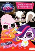 Littlest Pet Shop Jumbo Coloring  Activity Book NEW
