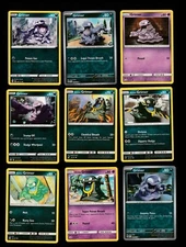 Grimer Pokemon Card Collection Set of 9 English Cards Unique Rare