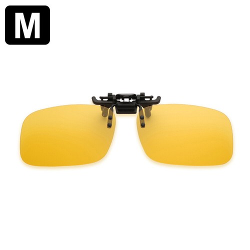 Night Vision Anti Glare Polarized Clip On Driving Glasses Sunglasses Lens - Picture 25 of 26