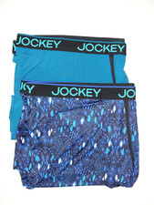 2 Jockey Big Man Chafe Proof Pouch Microfiber 6" Boxer Briefs - Size 2XL - New