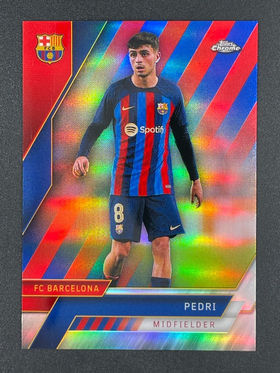 2022-23 Topps Chrome FC Barcelona Pedri Barca Refractor #24/99 | eBay
