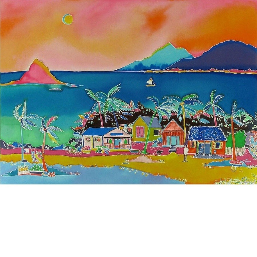 Jennifer Markes Coconut Bay 92×69cm 額装 Jennifer Markes 