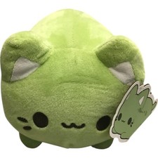 Tasty Peach Studios Aurora Meowchi Green Tea Kawaii Stuffed Cat Plush Toy NWT