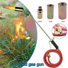 3 Burner Long Arm Torch +Hose Burner Propane Butane Gas Blow Roofers Brazing Set