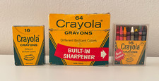 Vintage Crayola Crayons Binney Smith Lot w Retired Colors, Lot of 3 Packs