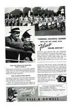 1939 Bell  Howell Filmo 8 Camera Vintage Color Print Ad Video Movie Ephemera