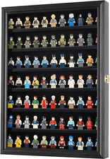 LARGE Minifigures Display Case LEGO Toy Wall Shelf Cabinet Bathroom Spices Cars
