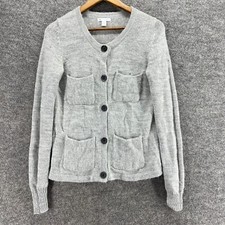 Gap Cardigan Women S Small Gray Knit Alpaca B...