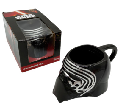  Star Wars Keramik Tasse Cup Schwarz The Force Awakens Kylo Ren Disney NEU OVP  