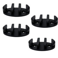 4x Kayak Anchor Cleat Durable Nylon Canoes Fishing Boats Zig Zag 90mm C563