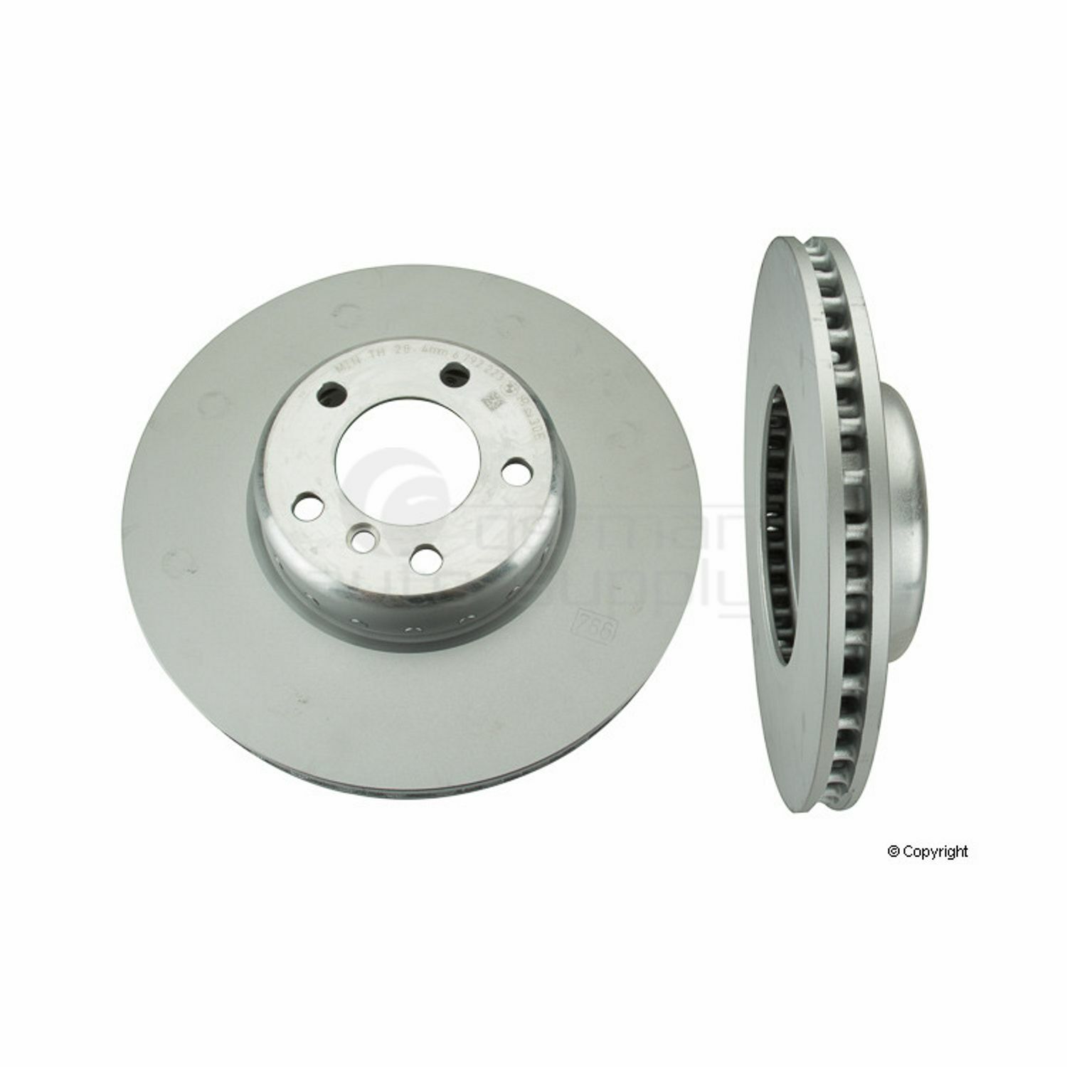 Genuine Disc Brake Rotor Front 34116792223 for BMW | eBay