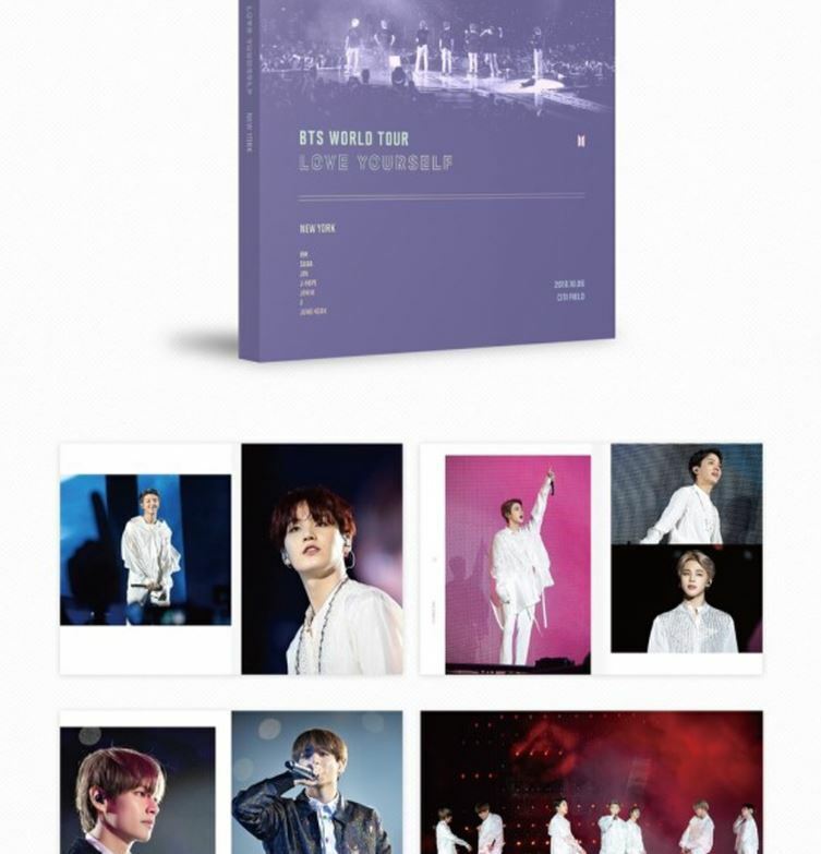 BTS WORLD TOUR LOVE YOURSELF NEWYORK DVD 2 DISC+PhotoBook+No Photo