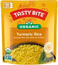 Tasty Bite Organic Turmeric Rice - Vegetarian, Gluten-Free (Pack of 6)