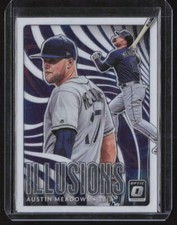 2020 Donruss Optic Illusions #OI-12 Austin Meadows - Tampa Bay Rays