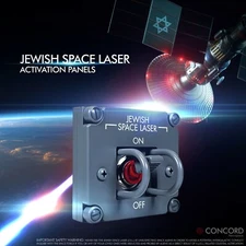JEWISH SPACE LASER ACTIVATION PANEL - OPTION 2 (ON-OFF)