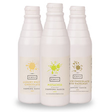 Simply Flavoured Topping Sauces | Multiple Flavours | 1KG Bottle