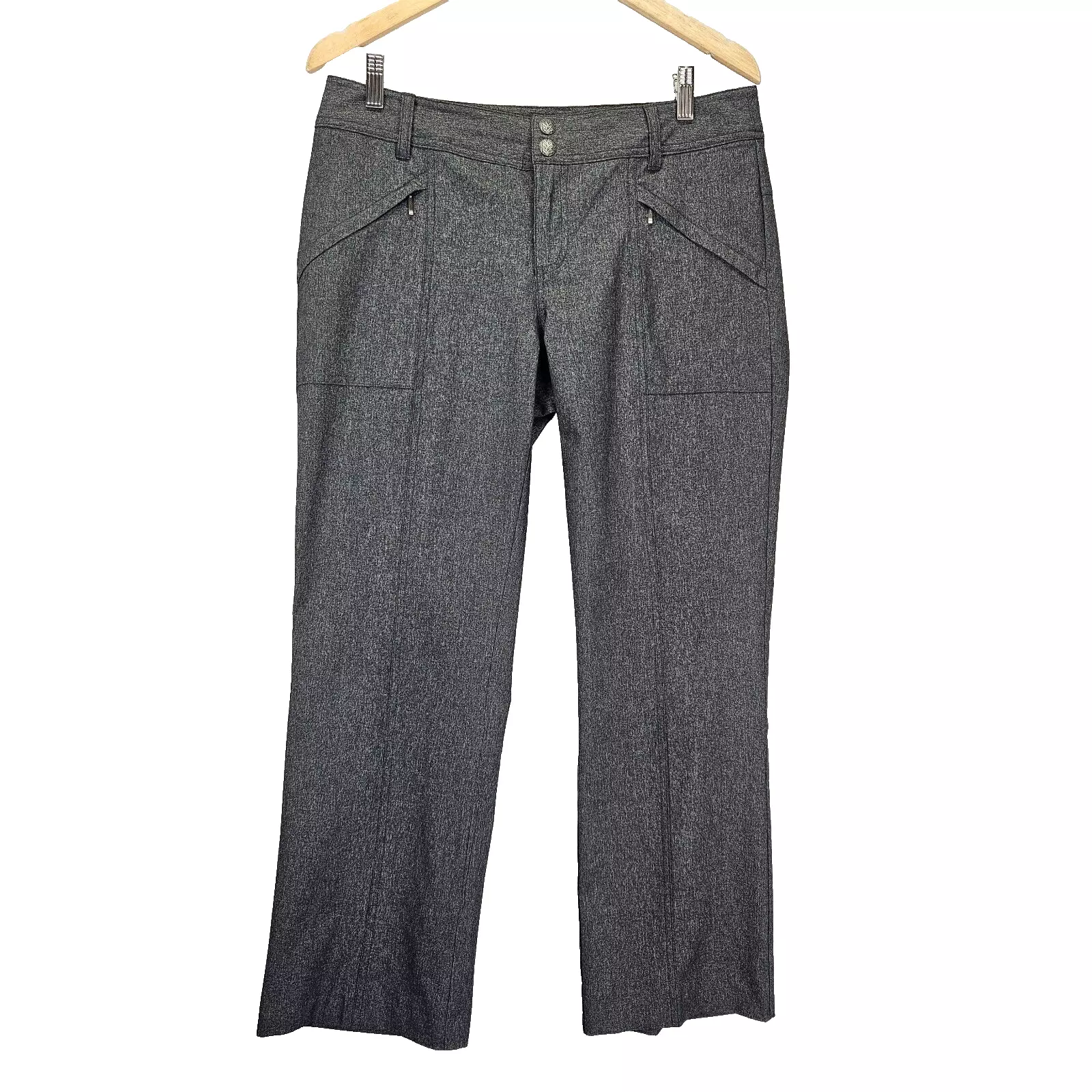 prana active outdoors straight leg stretch zipper pockets pants