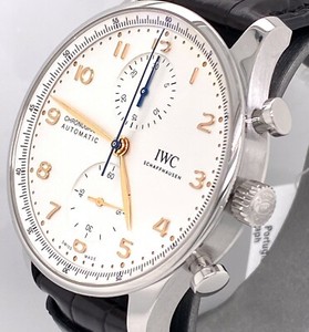 IWC PORTUGIESER CHRONOGRAPH NEW Collection 41 mm Watch - IW371604 BRAND NEW  ! 7613375249344 | eBay