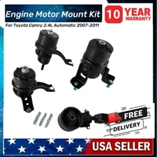 Engine Motor Mount Kit 4PCS Set For 2007 2008-2011 Toyota Camry LE Sedan 2.4L CA