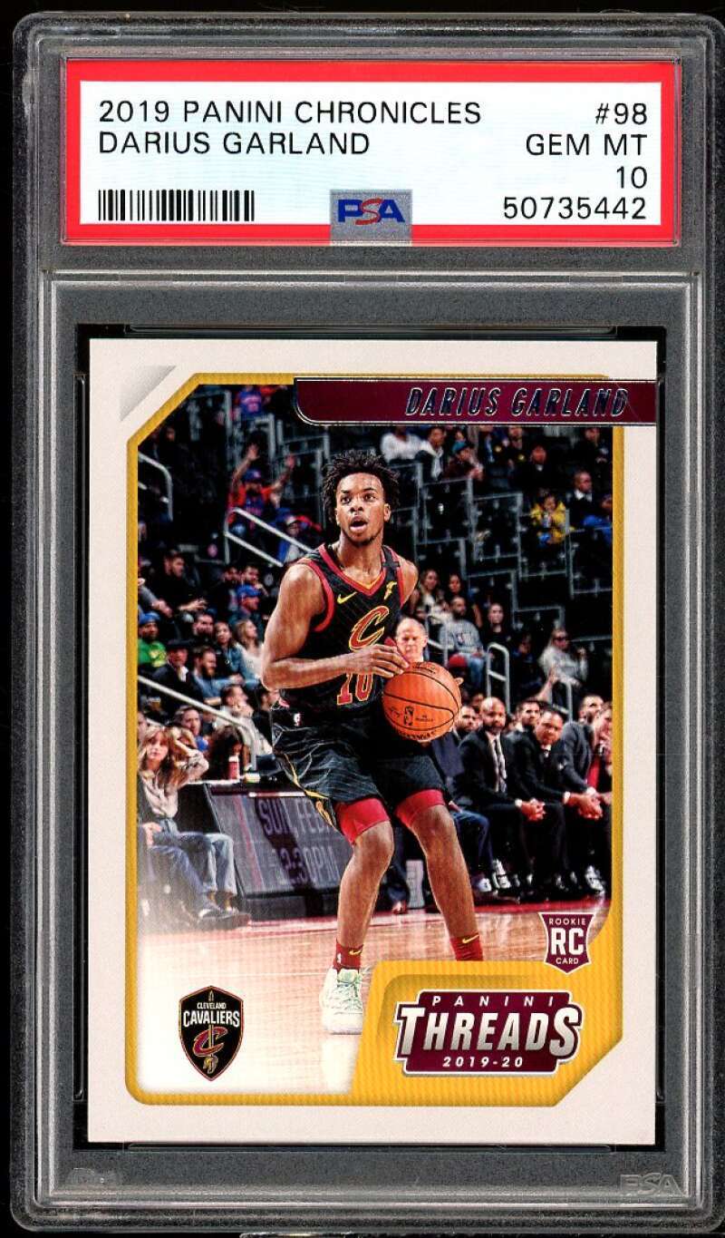Darius Garland Rookie Card 2019-20 Panini Chronicles #98 PSA 10