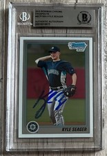 Kyle Seager Autographed Signed SEATTLE MARINERS 2010 1st Bowman ROOKIE Card BAS