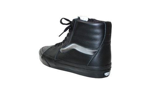 Sneakers VANS Old Skool SK8-Hi XL in pelle nera BIG MOOD da uomo - Foto 2 di 9