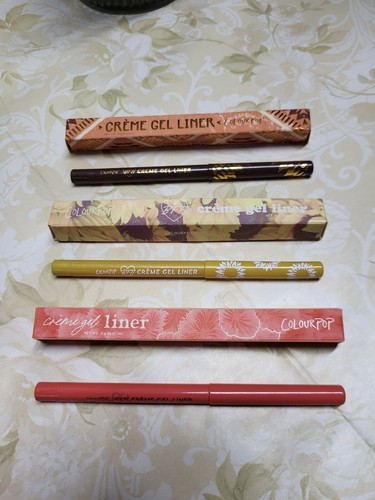3 ColourPop Creme Gel Eyeliners, (Juniper, Subzero, Gobie) - Picture 2 of 6