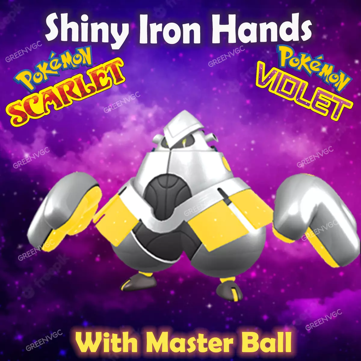 Pokemon Scarlet and Violet Iron Hands Raid build