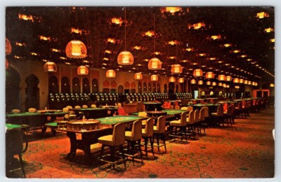 Postcard Freeport Grand Bahamas El Casino Interior Roulette Tables | eBay