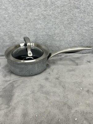 Belgique Tools Of The Trade 1 Qt Anodized Saucepan With Lid Silicone Handle
