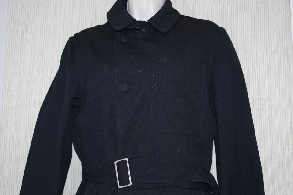 Gabardina Barneys New York de algodón negra para mujer talla:38 (pequeña) Foto 2 de 4