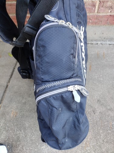 Titleist Four Way Premium Golf Bag Navy Broken Strap Connector ~38"x10"x9" - 第 11/20 張圖片